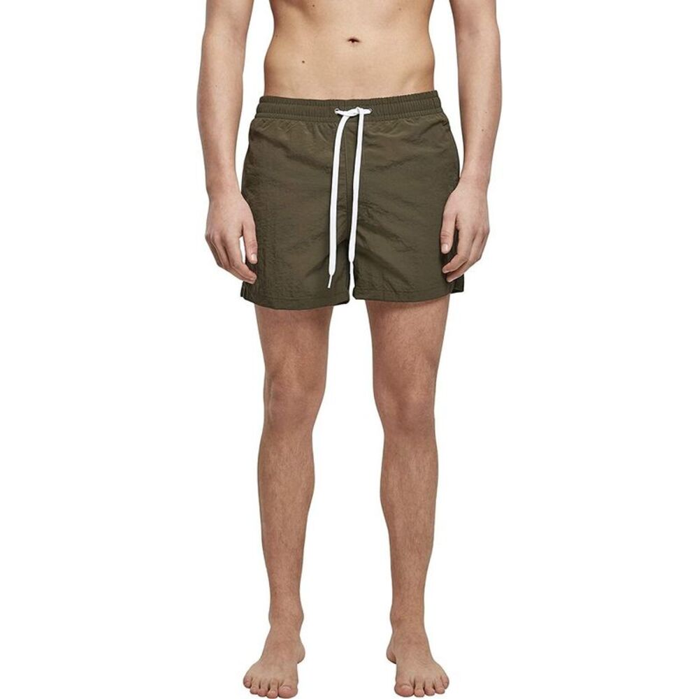 Build Your Brand Mens Swim Shorts / Olive